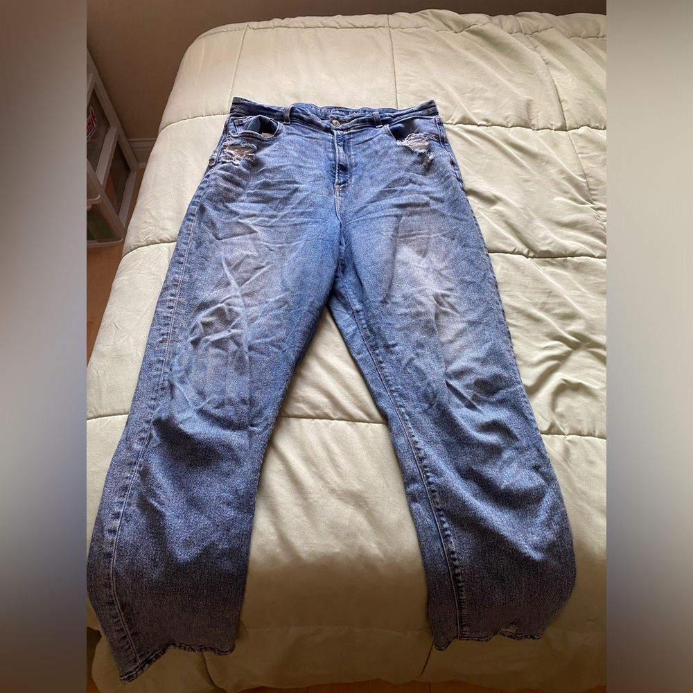 American eagle curvy mom jean